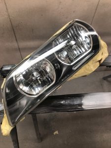 Faded headlights refurbished.