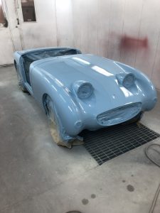 frog eyed sprite, prepared by customer just primed and painted here.